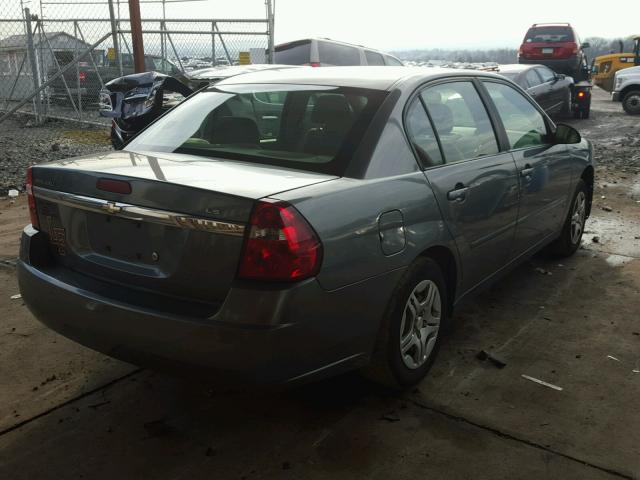 1G1ZS51F76F111788 - 2006 CHEVROLET MALIBU LS GRAY photo 4