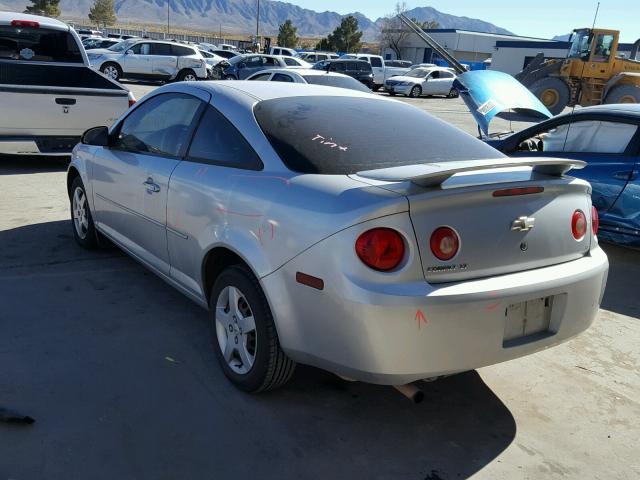 1G1AL15F477157166 - 2007 CHEVROLET COBALT LT SILVER photo 3