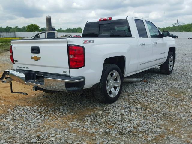 1GCVKSEC0FZ157126 - 2015 CHEVROLET SILVERADO WHITE photo 4