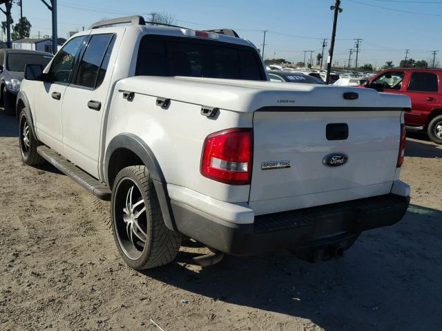 1FMEU3BE5AUA44697 - 2010 FORD EXPLORER S WHITE photo 3