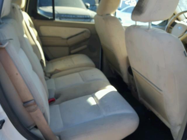 1FMEU3BE5AUA44697 - 2010 FORD EXPLORER S WHITE photo 6