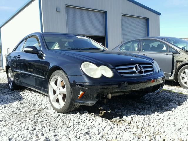 WDBTJ65J64F069971 - 2004 MERCEDES-BENZ CLK 320C BLACK photo 1