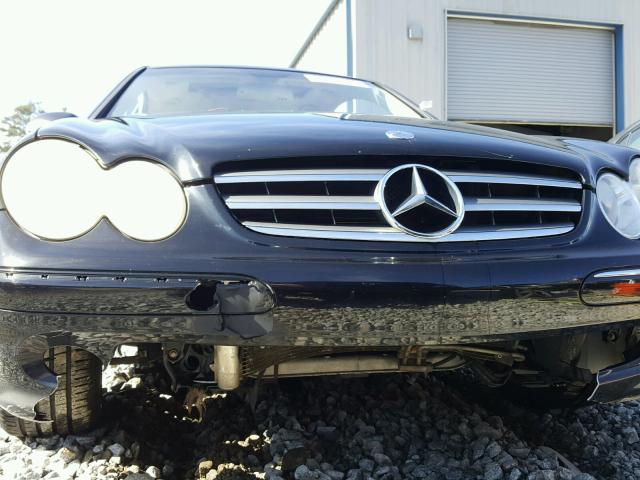 WDBTJ65J64F069971 - 2004 MERCEDES-BENZ CLK 320C BLACK photo 9