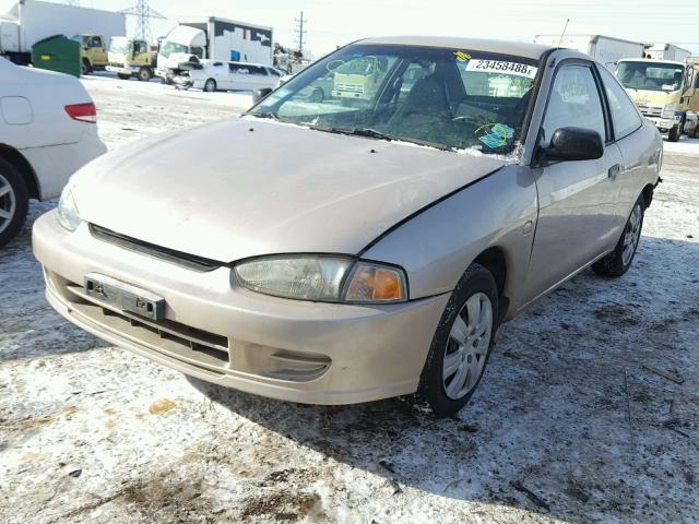 JA3AY11A8YU058967 - 2000 MITSUBISHI MIRAGE DE BEIGE photo 2