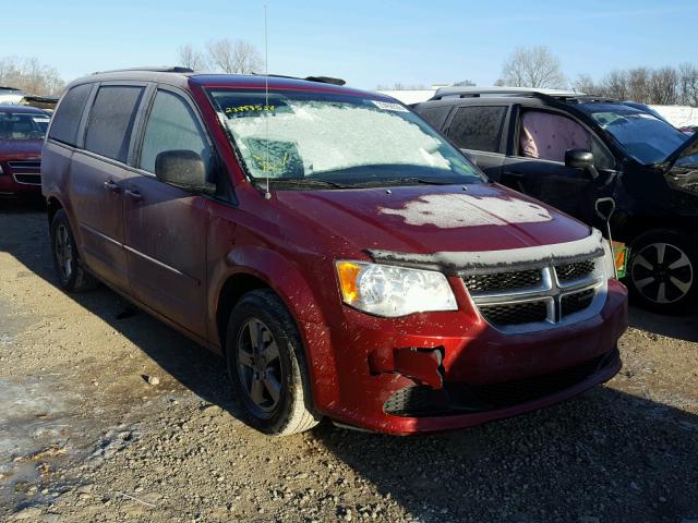 2D4RN4DG3BR671388 - 2011 DODGE GRAND CARA MAROON photo 1