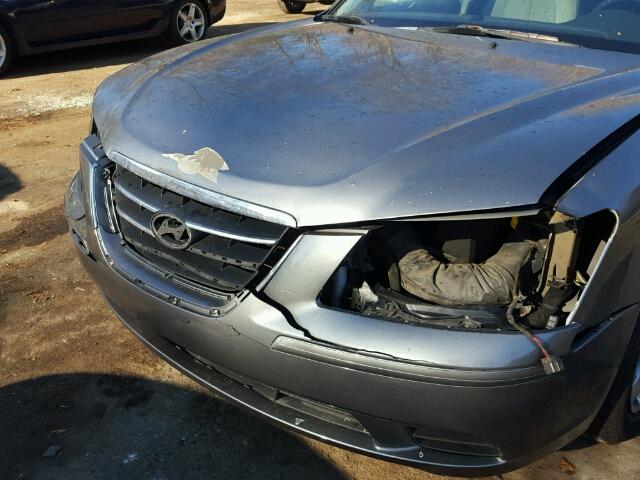 5NPET4AC0AH586040 - 2010 HYUNDAI SONATA GLS GRAY photo 9