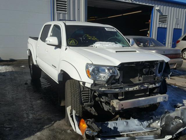 3TMLU4EN1EM137000 - 2014 TOYOTA TACOMA DOU WHITE photo 1