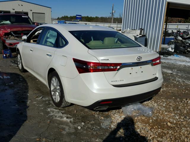 4T1BK1EB4EU091174 - 2014 TOYOTA AVALON BAS WHITE photo 3