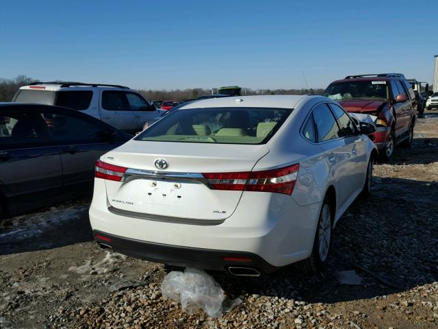 4T1BK1EB4EU091174 - 2014 TOYOTA AVALON BAS WHITE photo 4