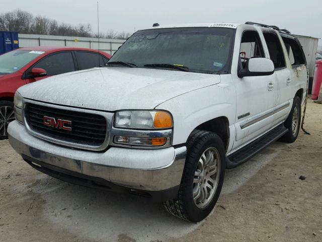 3GKEC16Z24G328650 - 2004 GMC YUKON XL C WHITE photo 2