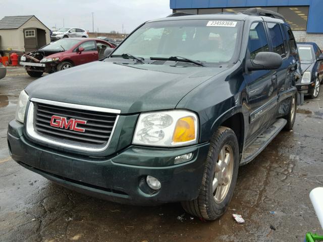 1GKET16S626126427 - 2002 GMC ENVOY XL GREEN photo 2