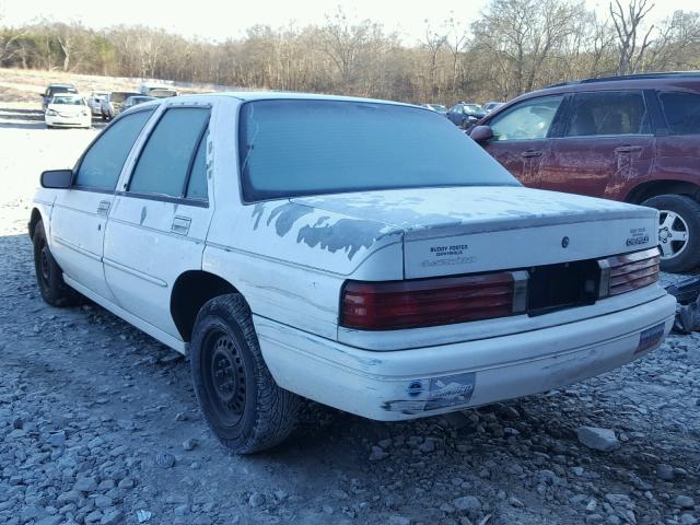 1G1LD55M7TY281643 - 1996 CHEVROLET CORSICA WHITE photo 3