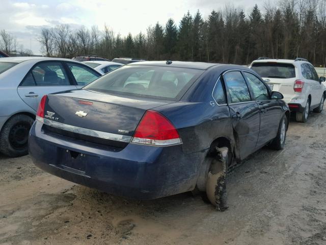 2G1WT58K679368406 - 2007 CHEVROLET IMPALA LT BLUE photo 4