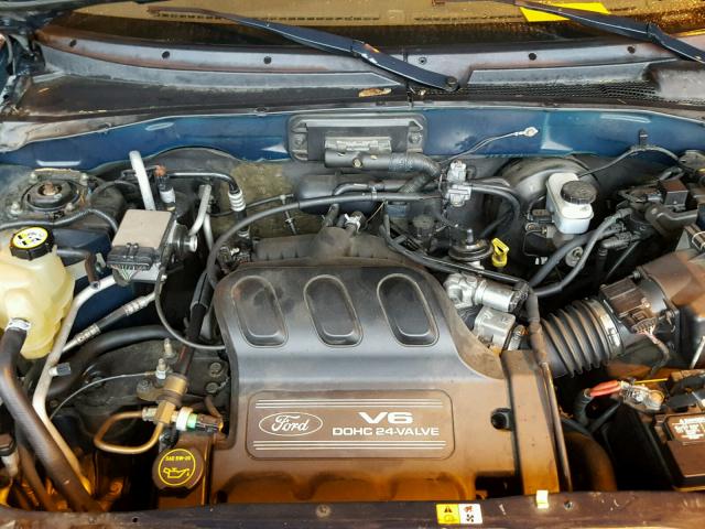 1FMYU02163KA09352 - 2003 FORD ESCAPE XLS BLUE photo 7