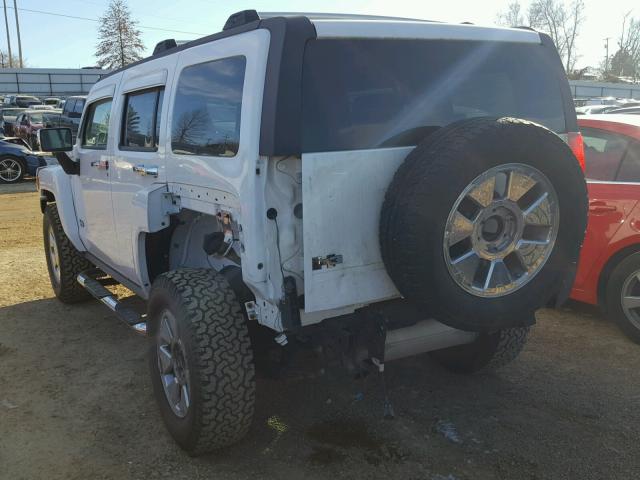 5GTDN13EX78149553 - 2007 HUMMER H3 WHITE photo 3