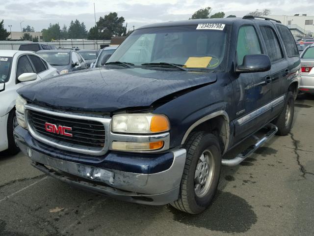 1GKEC13V44J268872 - 2004 GMC YUKON BLUE photo 2