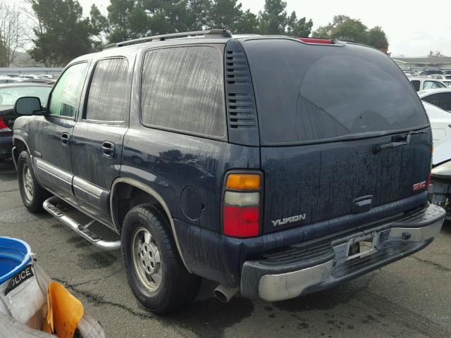 1GKEC13V44J268872 - 2004 GMC YUKON BLUE photo 3