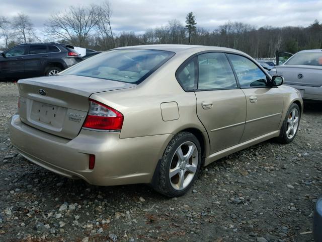 4S3BL616587204012 - 2008 SUBARU LEGACY 2.5 GOLD photo 4