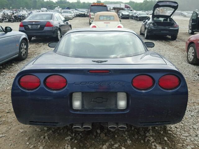 1G1YY22G6Y5132043 - 2000 CHEVROLET CORVETTE BLUE photo 9