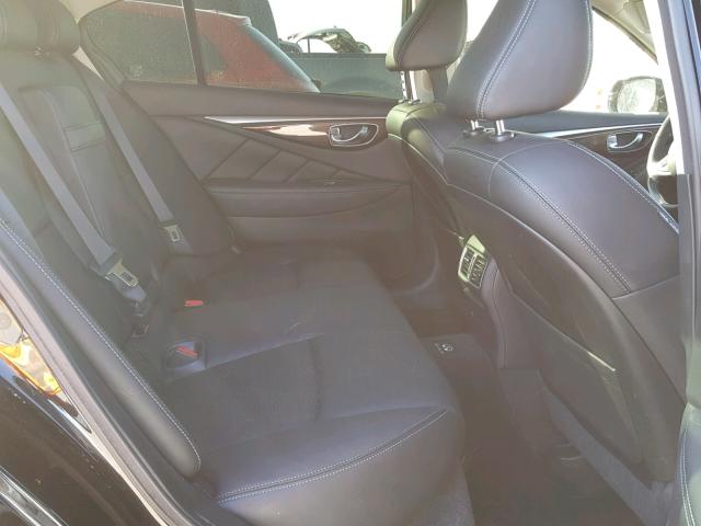 JN1BV7AR0EM700295 - 2014 INFINITI Q50 BASE Чорний фото 6