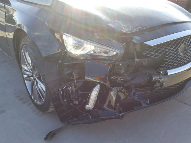 JN1BV7AR0EM700295 - 2014 INFINITI Q50 BASE Чорний фото 9