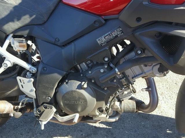 JS1VU51A3E2102817 - 2014 SUZUKI DL1000 RED photo 7