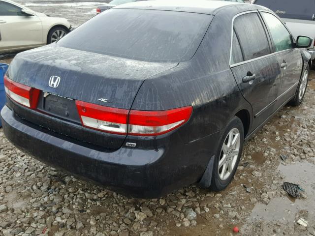 1HGCM66523A098231 - 2003 HONDA ACCORD EX BLACK photo 4