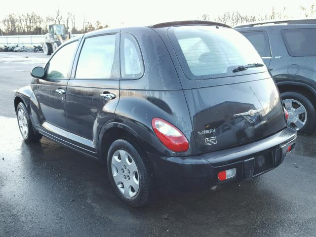 3A8FY48B38T203200 - 2008 CHRYSLER PT CRUISER BLACK photo 3