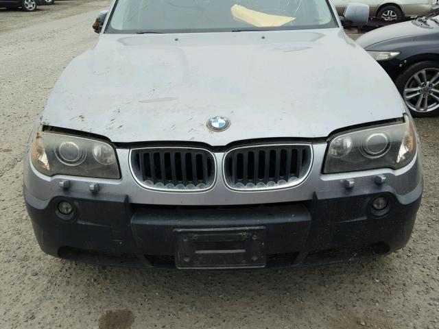 WBXPA93455WD23078 - 2005 BMW X3 3.0I GRAY photo 7