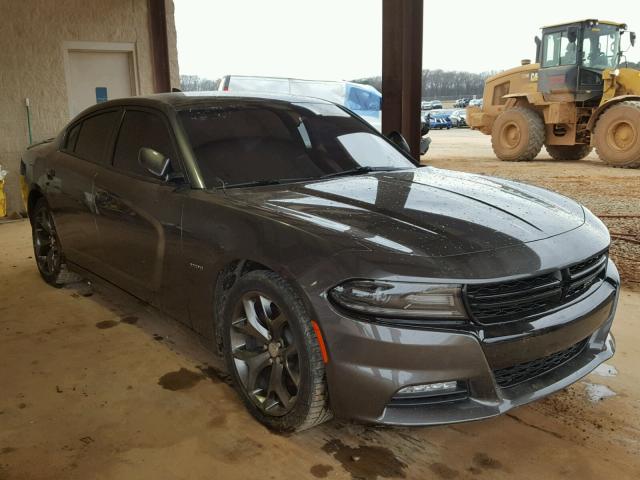 2C3CDXCTXFH777908 - 2015 DODGE CHARGER R/ CHARCOAL photo 1