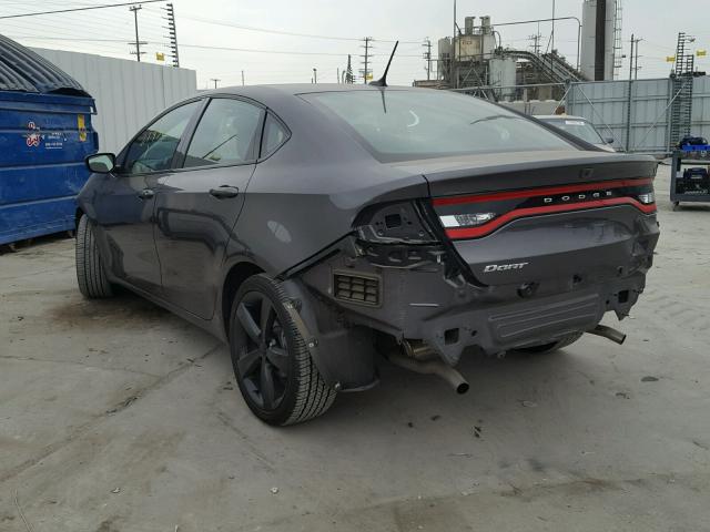 1C3CDFBB5GD517644 - 2016 DODGE DART SXT GRAY photo 3