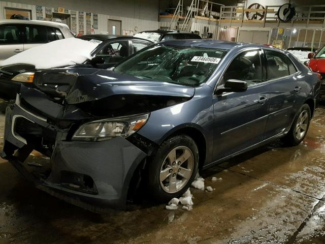 1G11B5SL0FF141538 - 2015 CHEVROLET MALIBU LS BLUE photo 2