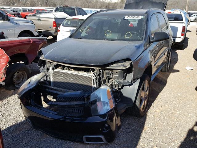 2CNDL937186279527 - 2008 CHEVROLET EQUINOX SP BLACK photo 1