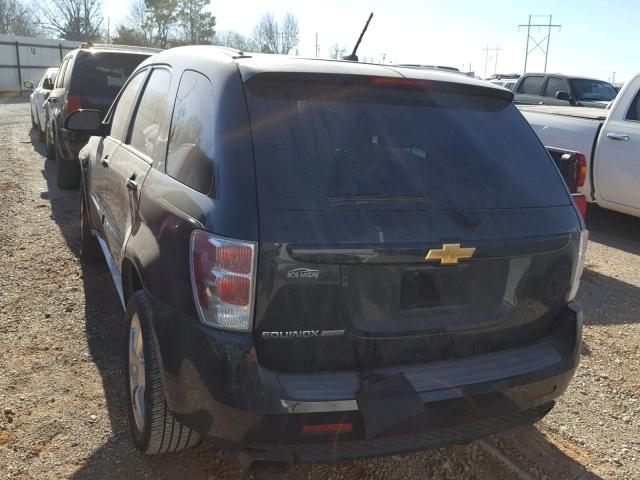 2CNDL937186279527 - 2008 CHEVROLET EQUINOX SP BLACK photo 3