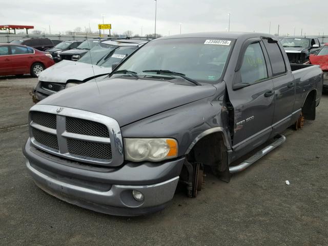 1D7HA18N92S672531 - 2002 DODGE RAM 1500 GRAY photo 2