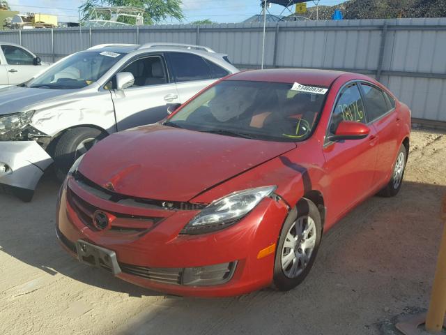 1YVHZ8BH0B5M28922 - 2011 MAZDA 6 I RED photo 2