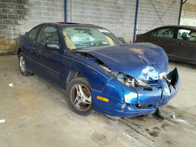 1G2JB12F147325781 - 2004 PONTIAC SUNFIRE BLUE photo 1