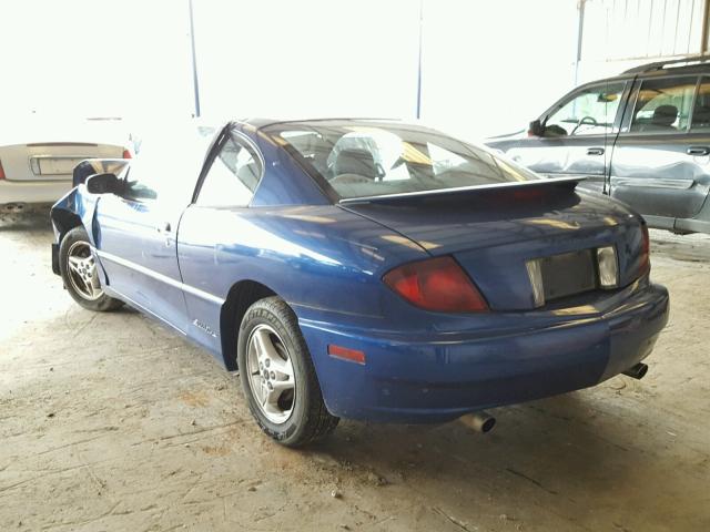 1G2JB12F147325781 - 2004 PONTIAC SUNFIRE BLUE photo 3