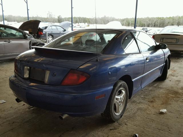 1G2JB12F147325781 - 2004 PONTIAC SUNFIRE BLUE photo 4