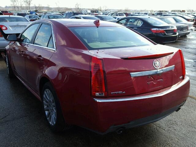 1G6DS5EV3A0111403 - 2010 CADILLAC CTS PREMIU RED photo 3