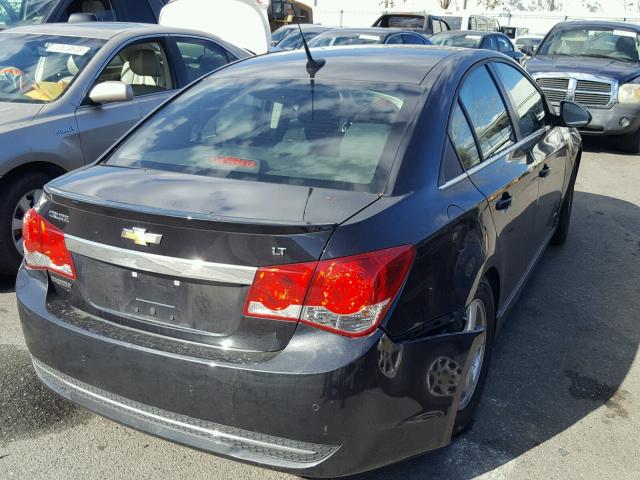 1G1PF5S92B7294767 - 2011 CHEVROLET CRUZE LT BLACK photo 4