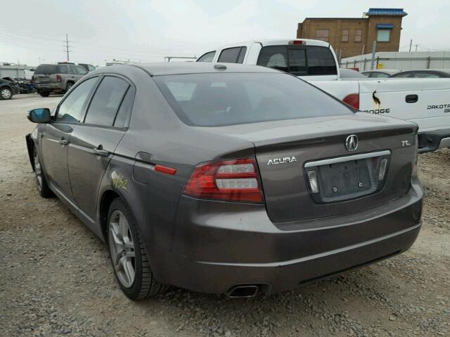 19UUA662X7A006498 - 2007 ACURA TL GRAY photo 3