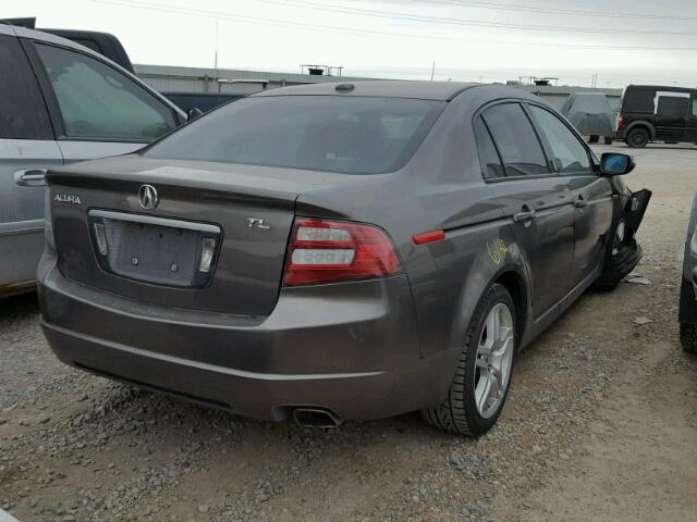 19UUA662X7A006498 - 2007 ACURA TL GRAY photo 4