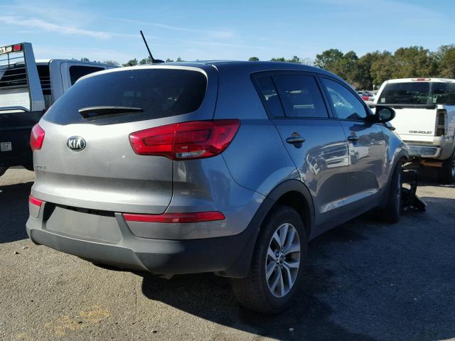 KNDPB3AC6G7856617 - 2016 KIA SPORTAGE L GRAY photo 4