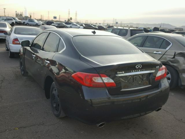 JN1BY1AP9DM511856 - 2013 INFINITI M37 BLACK photo 3