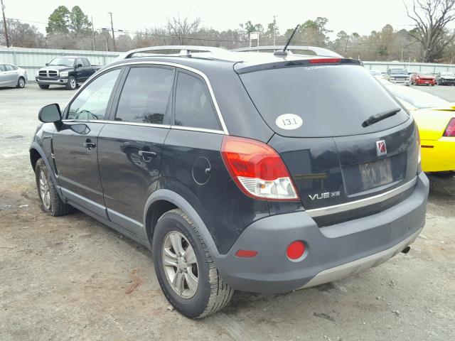 3GSCL33P18S642282 - 2008 SATURN VUE XE BLACK photo 3