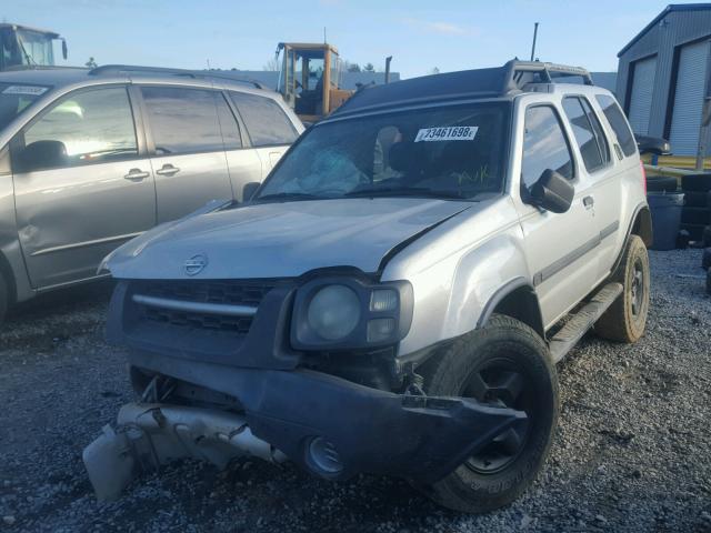 5N1ED28T23C674413 - 2003 NISSAN XTERRA XE SILVER photo 2