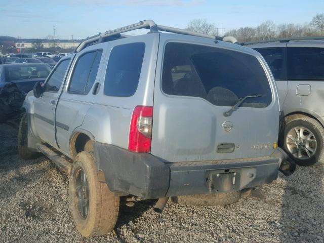 5N1ED28T23C674413 - 2003 NISSAN XTERRA XE SILVER photo 3