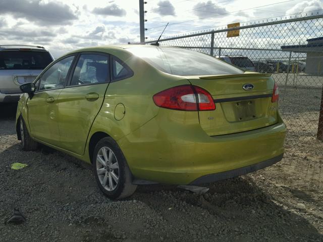 3FADP4BJ9CM165241 - 2012 FORD FIESTA SE GREEN photo 3