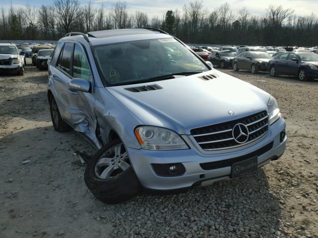 4JGBB86E77A229053 - 2007 MERCEDES-BENZ ML 350 BLUE photo 1